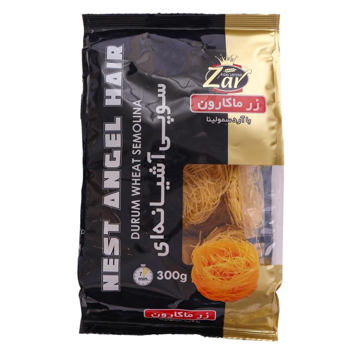 ماکارونی آشیانه ای سوپی 300 گرمی زرماکارون